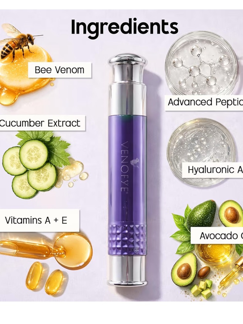 Venofye Blossom Bee Advanced Bee Venom Anti-Wrinkle Serum 0.53 oz